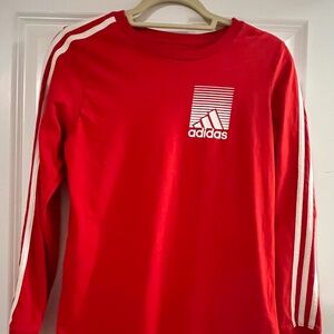 TWO Long Sleeve Adidas T-Shirts